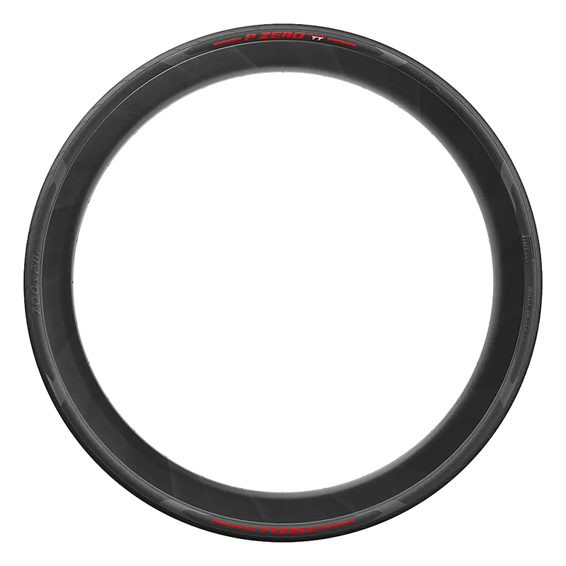 Pneu route 700 x 28 Pirelli p zero TT race noir TR (28-622) - vue 3