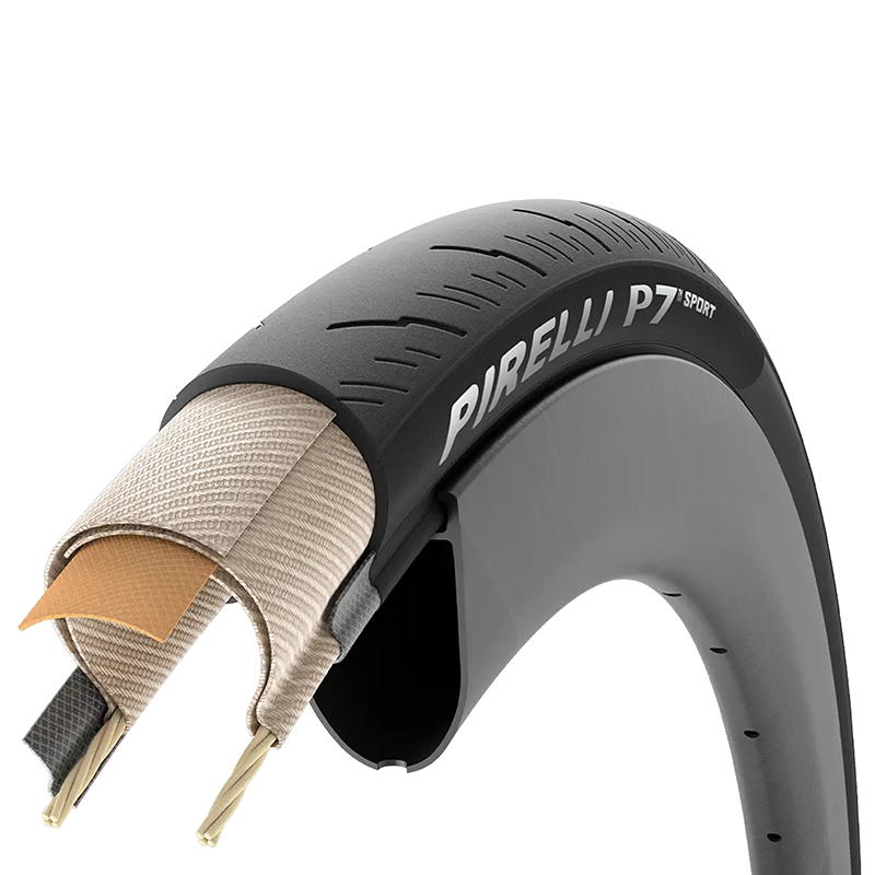 Pneu route Pirelli P7 Sport TS 700 x 32 (32-622) - vue 4