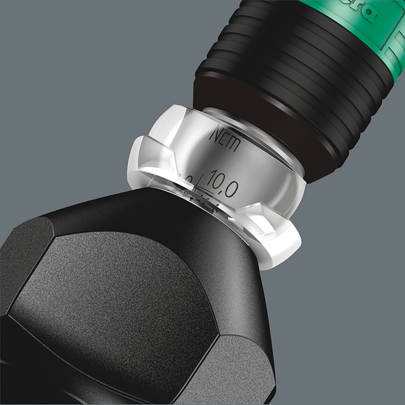 Tournevis porte-embout dynamométrique Wera 7441 1-4 Nm noir-vert - vue 4