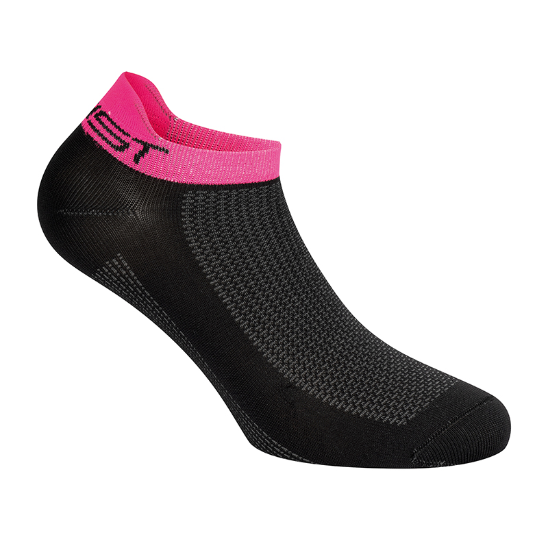 CHAUSSETTES - SOCQUETTES ETE GIST LADY - FEMME FANTASMINO ROSE-NOIR 40-43  ANTIBACTERIEN (PAIRE) -5858