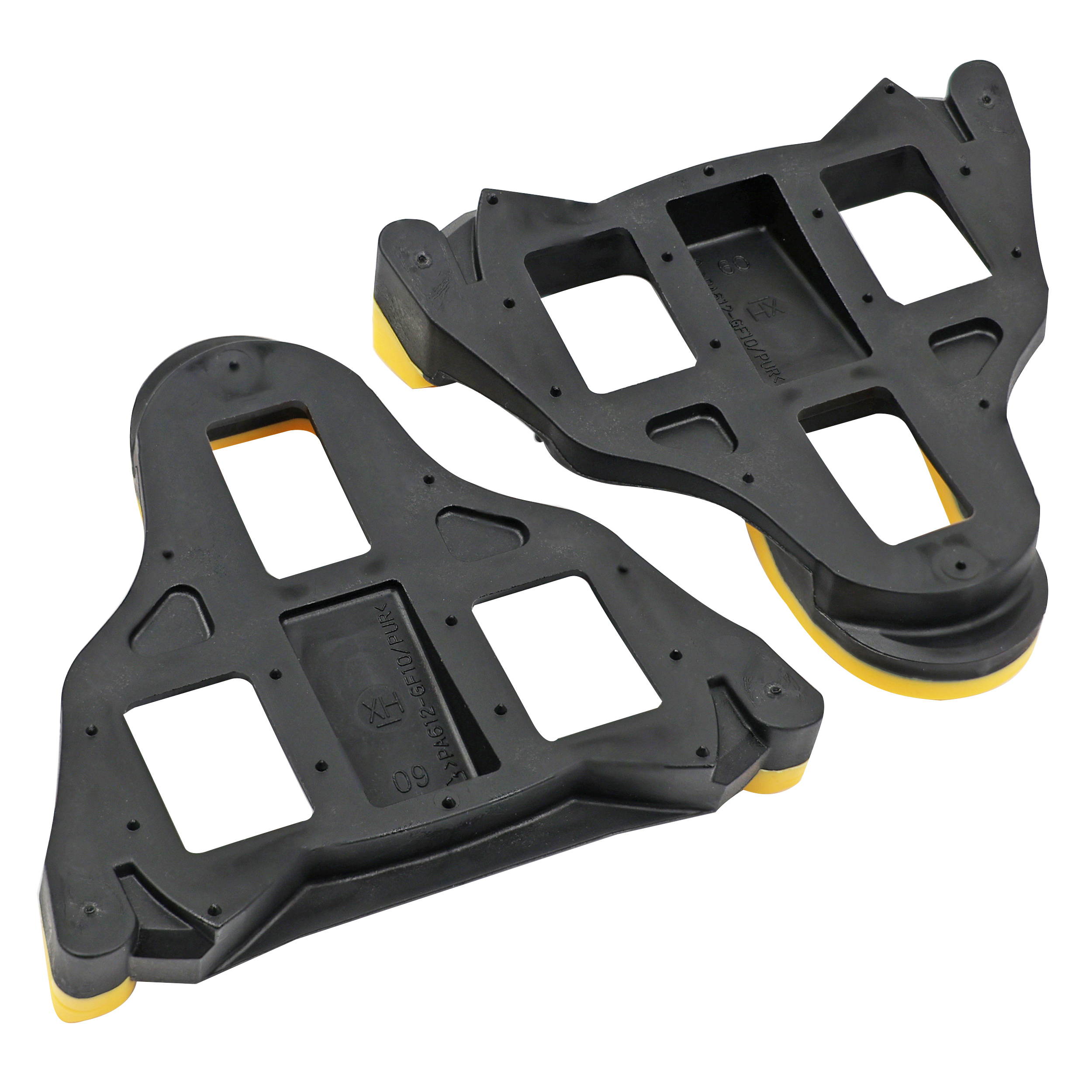 Cale pédale Shimano route SPD-SL mobile jaune 6° (paire) - vue 2