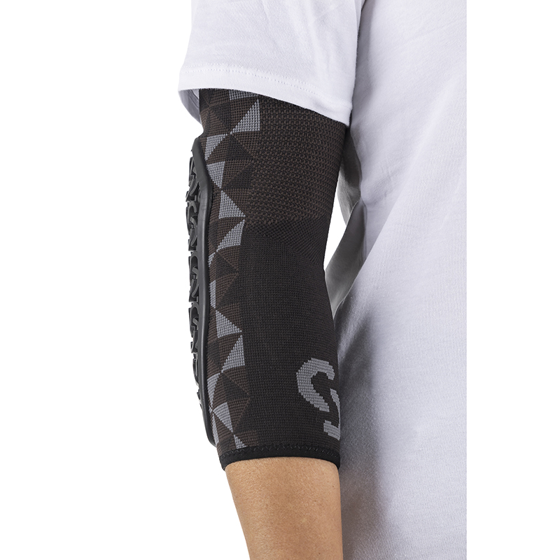 Protection coudières VTT Seryt Flow Arlecchino antibactérien antidérapant sans couture gris-noir S (paire) 250 g - vue 2