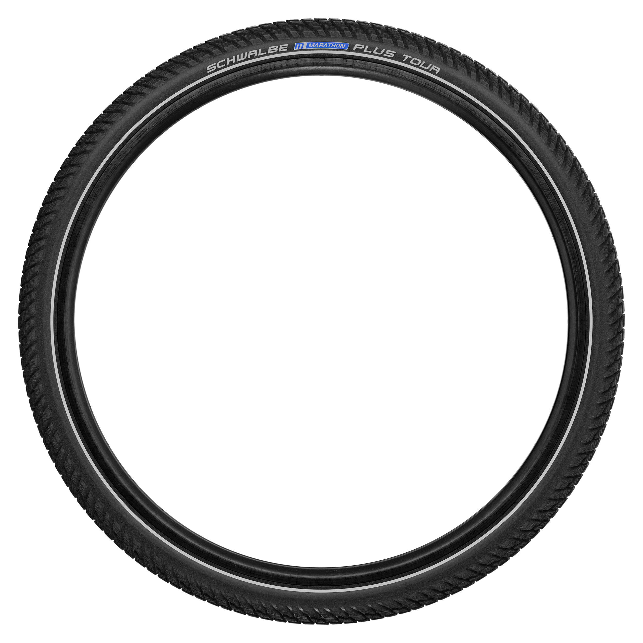 Pneu VTC Schwalbe Marathon Plus Tour 700 x 47 noir TR renfort 5 mm flanc réflex homologué VAE E50 - vue 4