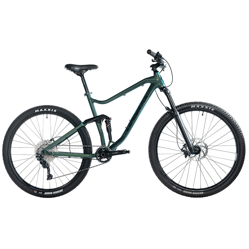 Velo musculaire VTT 29 Leader Fox casper 2026 tout suspendu vert bouteille brillant 10V cadre 19,5 pouces (H49,5CM - taille l - pour adulte de 178CM à 185CM) - vue 2