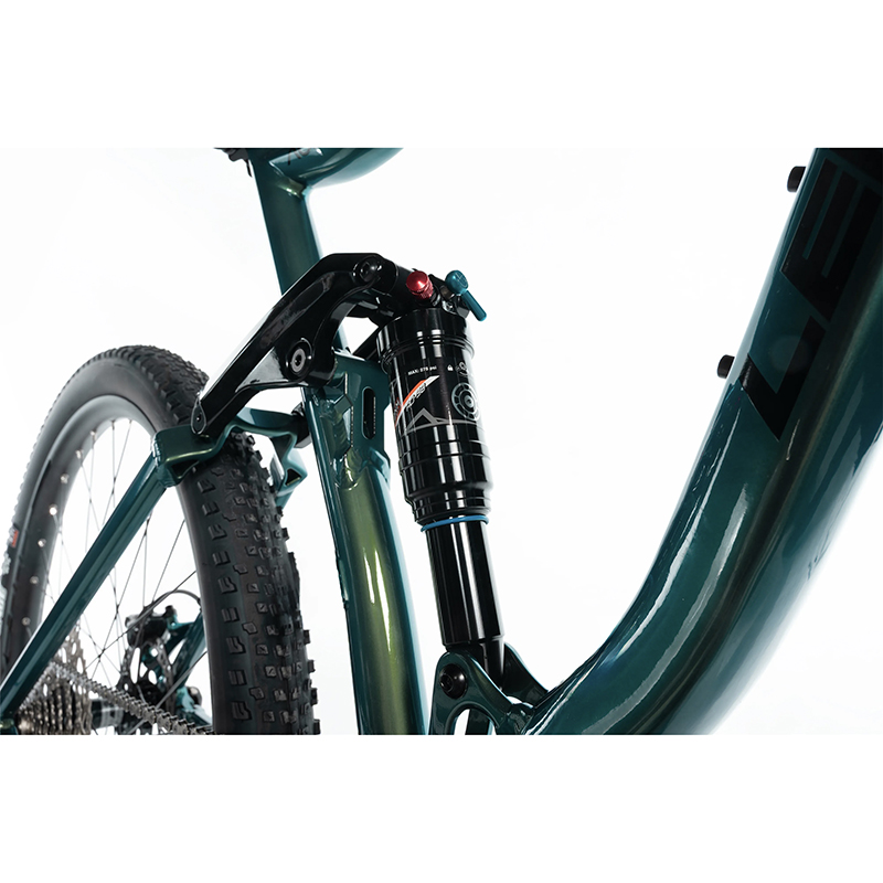 Velo musculaire VTT 29 Leader Fox casper 2026 tout suspendu vert bouteille brillant 10V cadre 19,5 pouces (H49,5CM - taille l - pour adulte de 178CM à 185CM) - vue 6