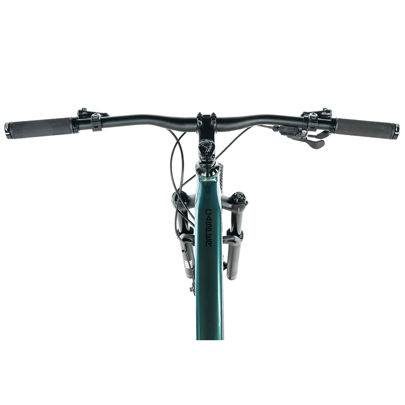 Velo musculaire VTT 29 Leader Fox casper 2026 tout suspendu vert bouteille brillant 10V cadre 19,5 pouces (H49,5CM - taille l - pour adulte de 178CM à 185CM) - vue 7