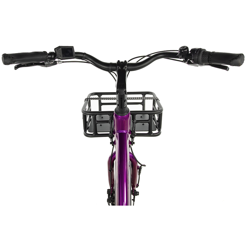 Tricycle electrique-vae city Leader Fox 24" lovelo 2025 mixte violet brillant 3V shimano nexus moteur roue av bafang 36V 45NM batterie 16,7AH (avec differentiel) - vue 7