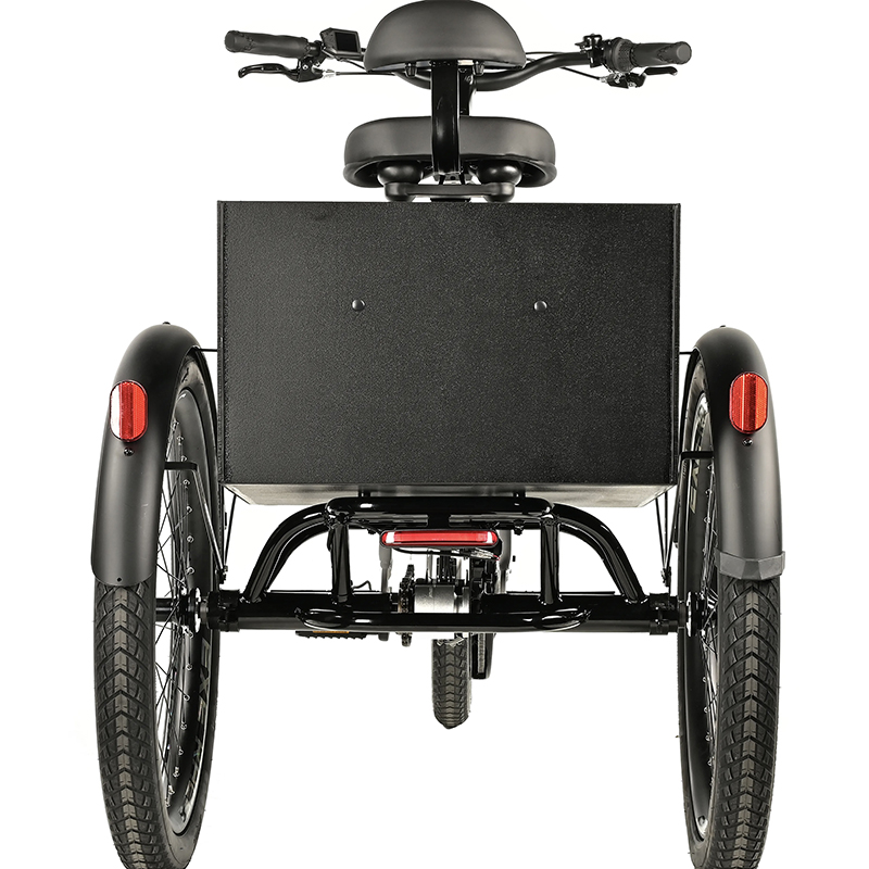 Tricycle electrique-vae city Leader Fox 24" lovelo 2025 mixte violet brillant 3V shimano nexus moteur roue av bafang 36V 45NM batterie 16,7AH (avec differentiel) - vue 8