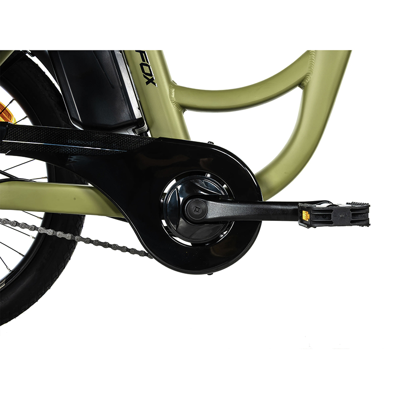 Tricycle électrique Leader Fox Lovelo 24" mixte vert kaki 2025 - Moteur Bafang 36V 45Nm - vue 3