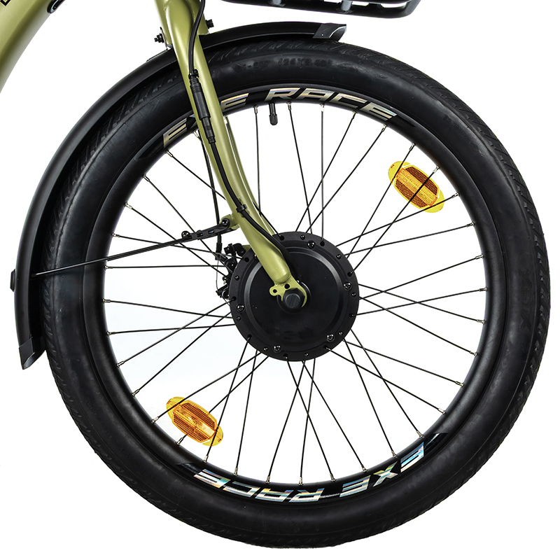 Tricycle électrique Leader Fox Lovelo 24" mixte vert kaki 2025 - Moteur Bafang 36V 45Nm - vue 4