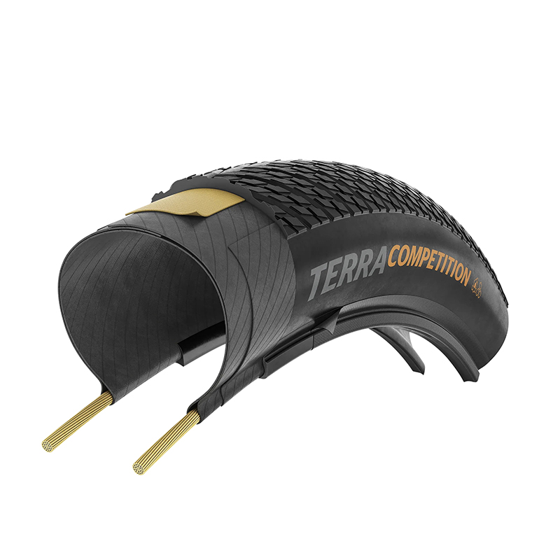 Pneu gravel Continental Terra Competition Trail 700 x 35 tubeless ready noir - vue 4