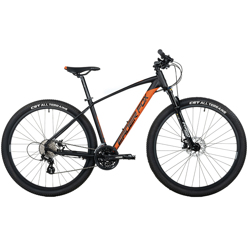 VTT 29 Leader Fox Jasper 2026 noir-orange mat 7V cadre 16 pouces - vue 2