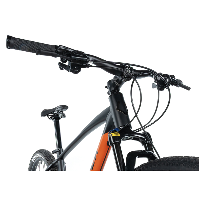 Vélo VTT 29 Leader Fox Jasper 2026 noir-orange mat 7V cadre 20 pouces - vue 3