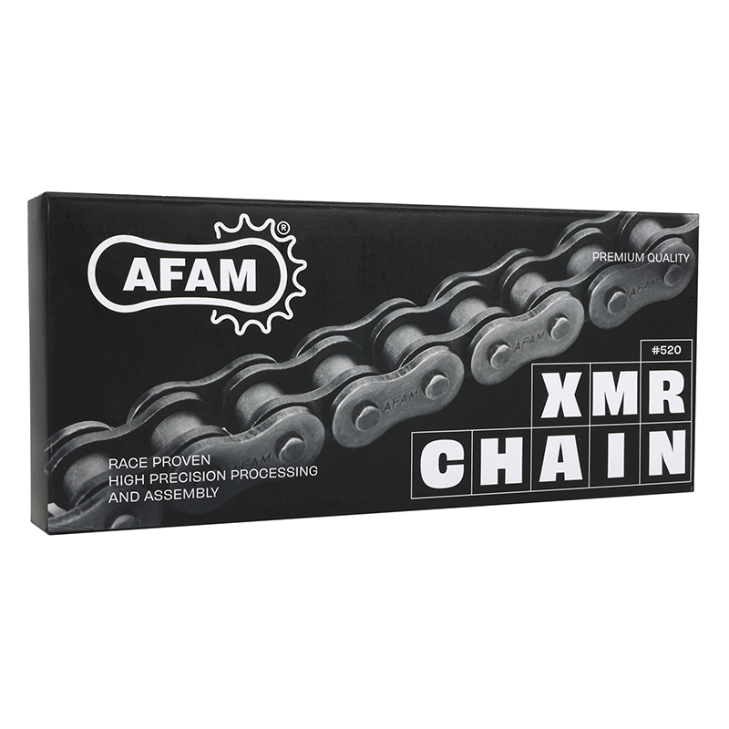 Chaîne moto AFAM 520 112 maillons XS-Ring renforcée acier A520XMR3 112L - vue 3
