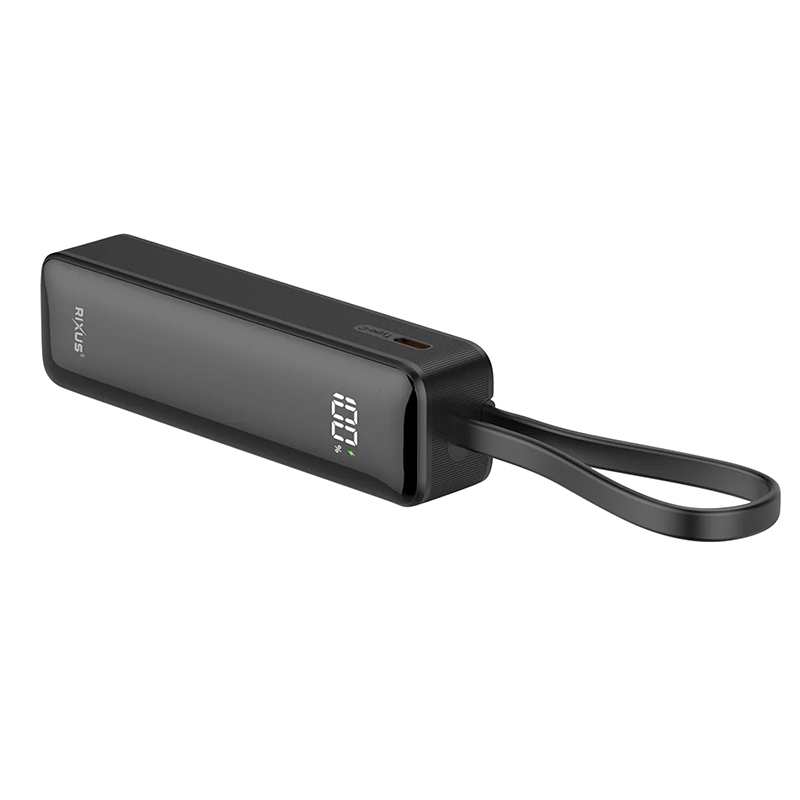 Batterie externe Rixus 5000 mAh 5V USB-C/USB-A RXPB03 - vue 2