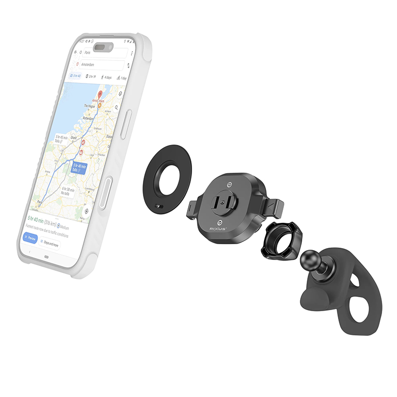 Support smartphone Rixus One-Lock Starter Set fixation potence par sangle RXHB52 - vue 3
