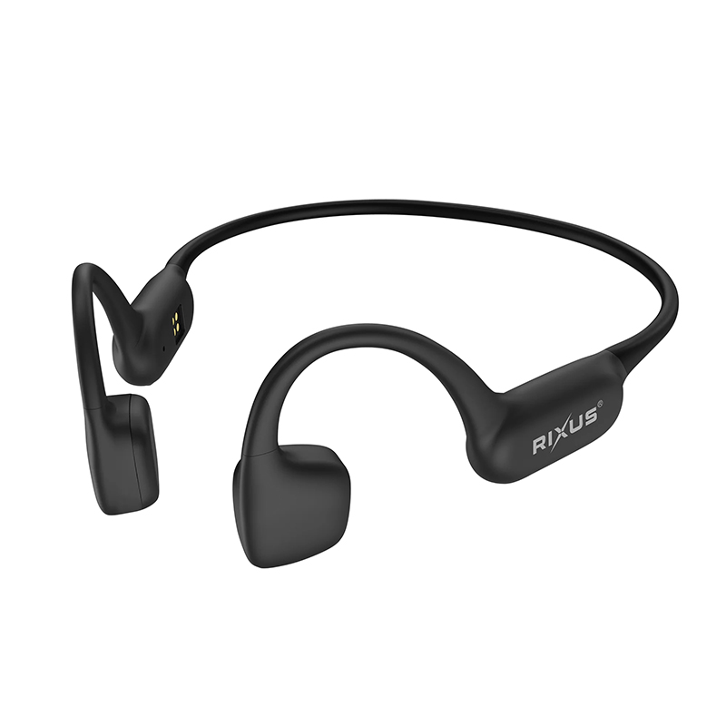 Écouteur oreille libre conduction osseuse Bluetooth 6.0 noir 180 mAh autonomie 8H RXBH38