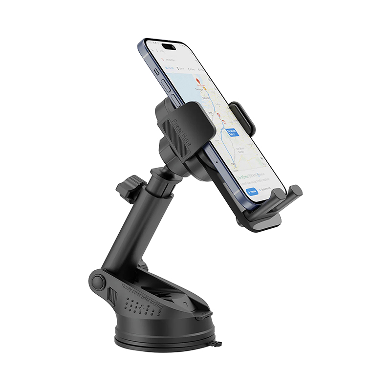 Support smartphone universel Rixus à pince rotation 360° avec ventouse pour pare-brise RXHW11 - vue 2
