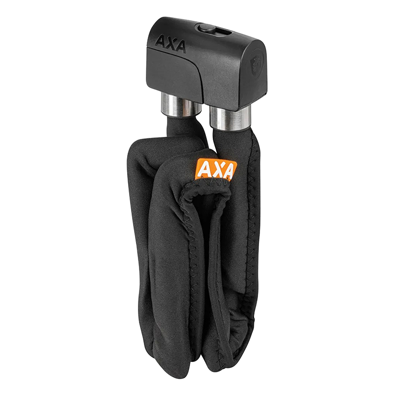 Antivol velo pliable-pliant Axa foldable 800 a cle diam 8 MM L1.00M noir (avec fixations sur cadre) - securite niveau 10-15 - homologue fub 1 etoile - vue 2