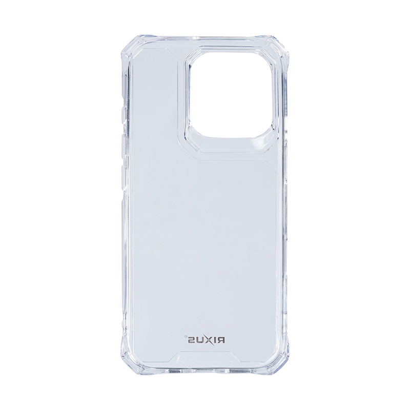 Coque smartphone Rixus Armor-X anti-choc pour Apple iPhone 16 Pro Max transparente - vue 2