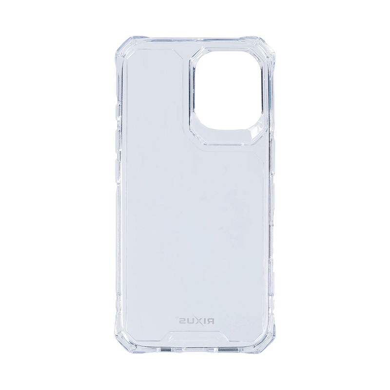 Coque smartphone Rixus Armor-X anti-choc pour Apple iPhone 16 transparent - vue 2