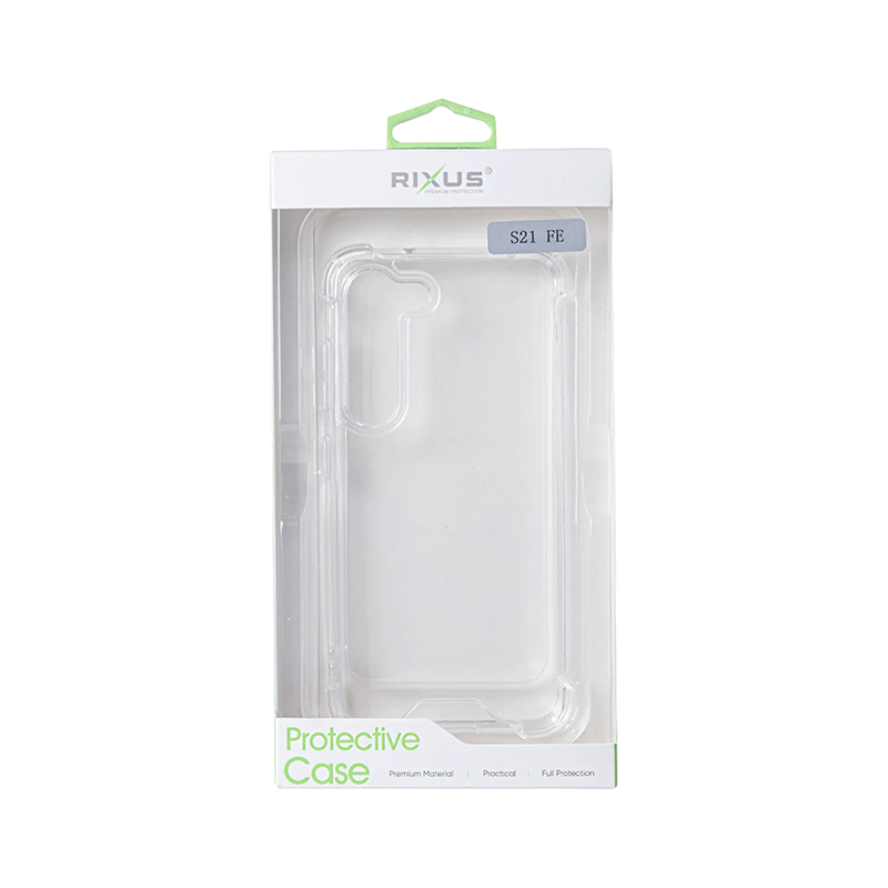 Coque intégrale anti-choc Rixus pour Samsung Galaxy S21 FE 5G transparent - vue 3