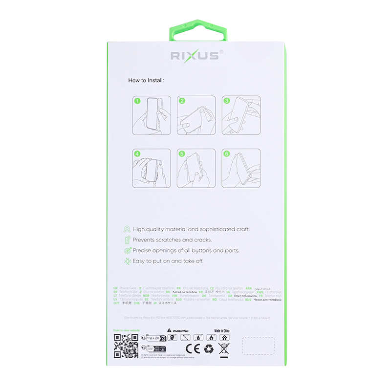 Coque smartphone Rixus intégrale anti-choc pour Samsung Galaxy S26 transparent - vue 4