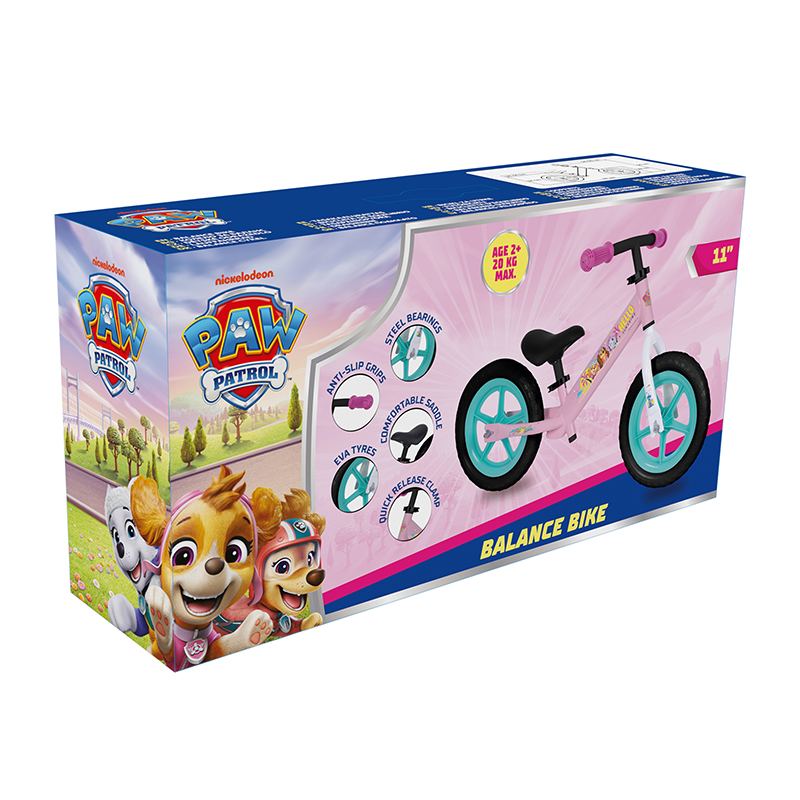 Vélo draisienne Patrouille Canine métal rose - Poids max 20 kg - vue 3