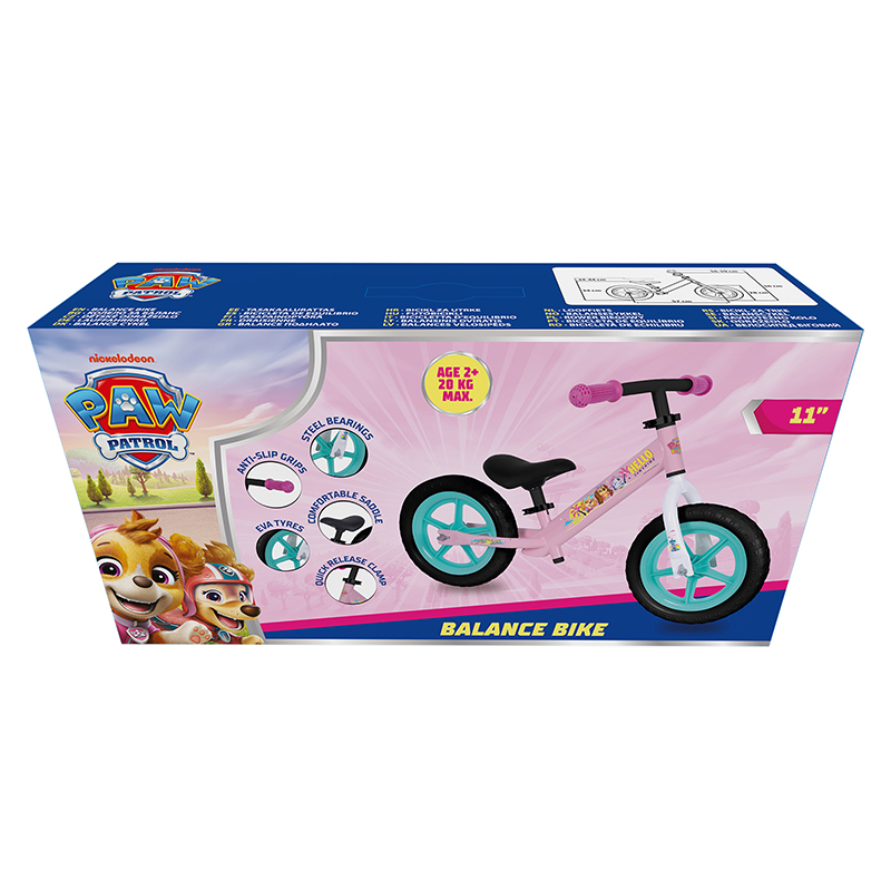 Vélo draisienne Patrouille Canine métal rose - Poids max 20 kg - vue 4