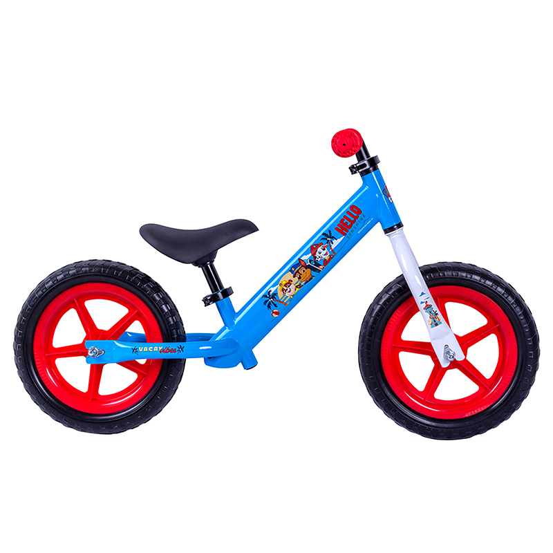 Vélo draisienne Paw Patrol métal bleu Pat Patrouille poids max 20 kg - vue 2