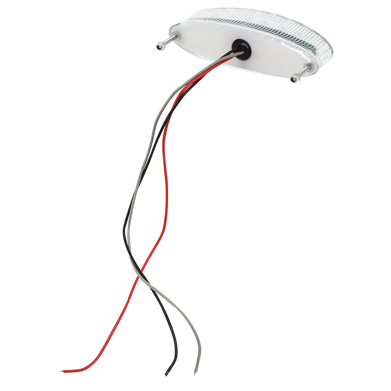 Feu arrière universel Replay à LEDs ovale transparent avec stop - vue 3