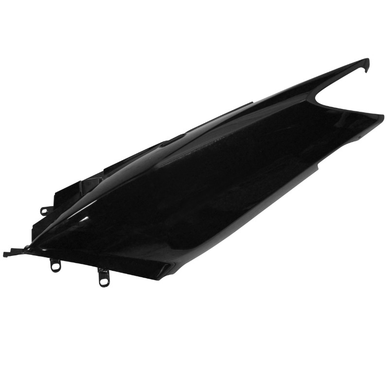 Carénage arrière maxiscooter adaptable Yamaha 500 TMAX 2001-2007 noir brillant gauche P2R - vue 2