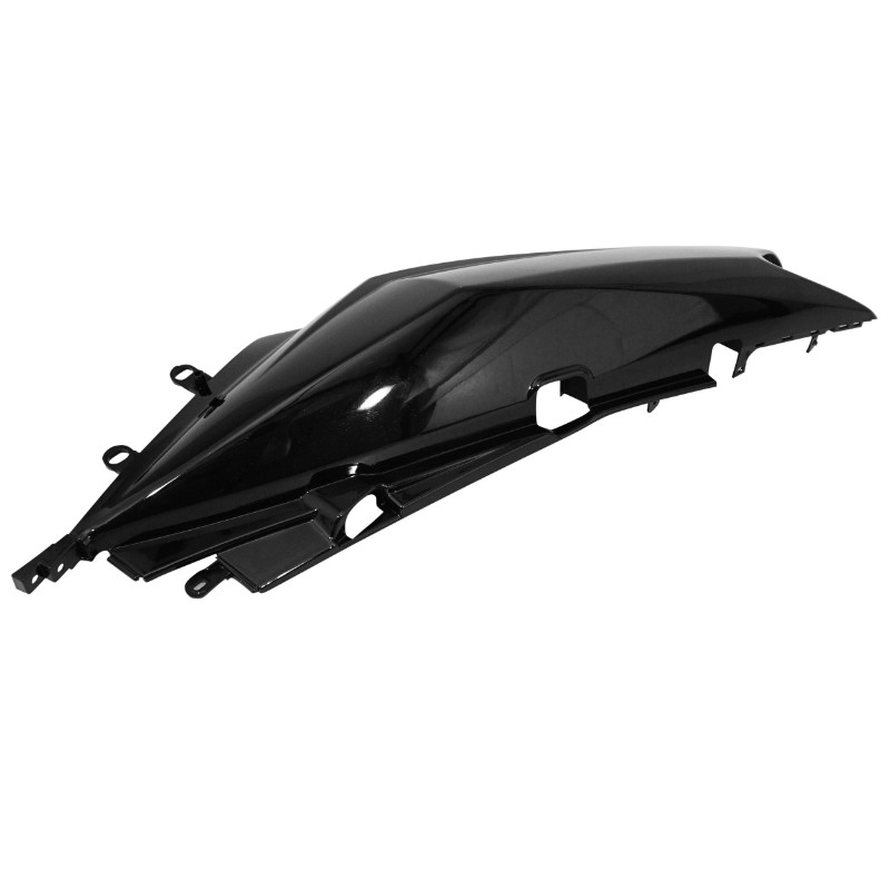 Carénage coque arrière maxiscooter P2R adaptable Yamaha 500 TMAX 2001-2007 noir brillant côté droit