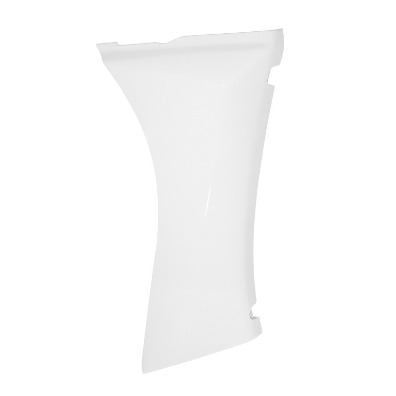 Carénage bas de tablier avant latéral maxiscooter Yamaha 500 TMAX 2001-2007 blanc brillant droit P2R - vue 2