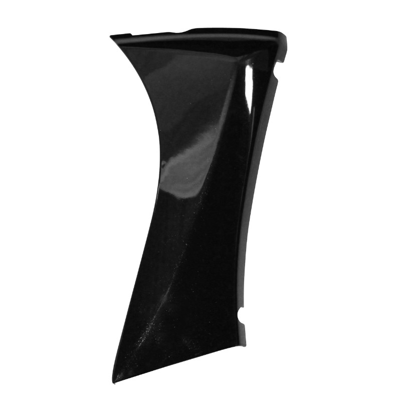 Carénage bas de tablier avant latéral maxiscooter Yamaha 500 TMAX 2001-2007 noir brillant droit P2R - vue 2