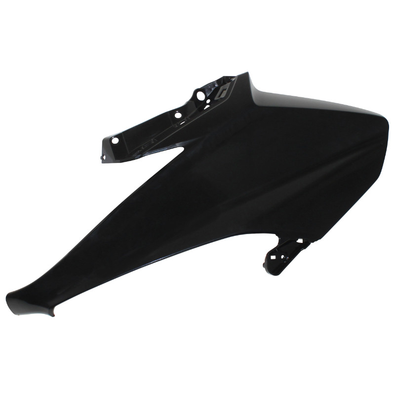 Carénage bas de tablier avant latéral maxiscooter Yamaha 500 TMAX 2008-2011 noir brillant gauche P2R - vue 2
