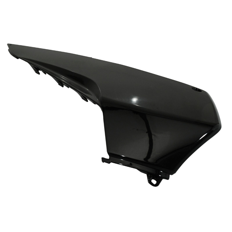 Carénage dessous de tablier avant maxiscooter Yamaha 500 TMAX 2008-2011 noir brillant gauche P2R