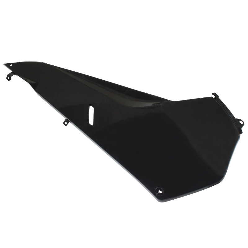 Carénage dessous de tablier avant maxiscooter adaptable Yamaha 500 TMAX 2008-2011 noir brillant droit P2R - vue 2