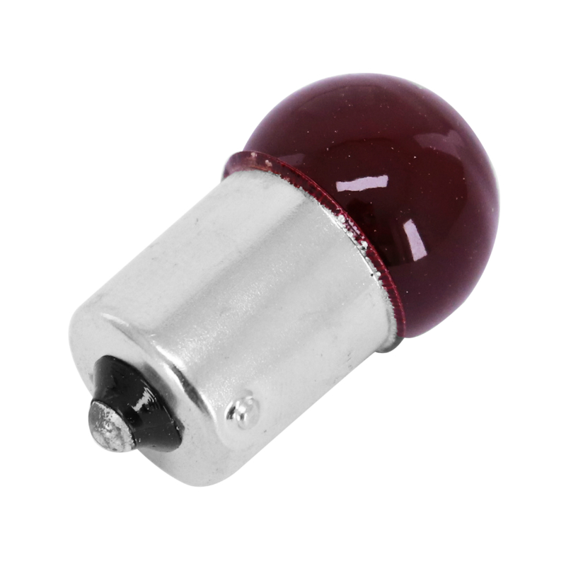 Ampoule standard 12V 10W culot BA15S R10W rouge feu de position REPLAY - vue 2