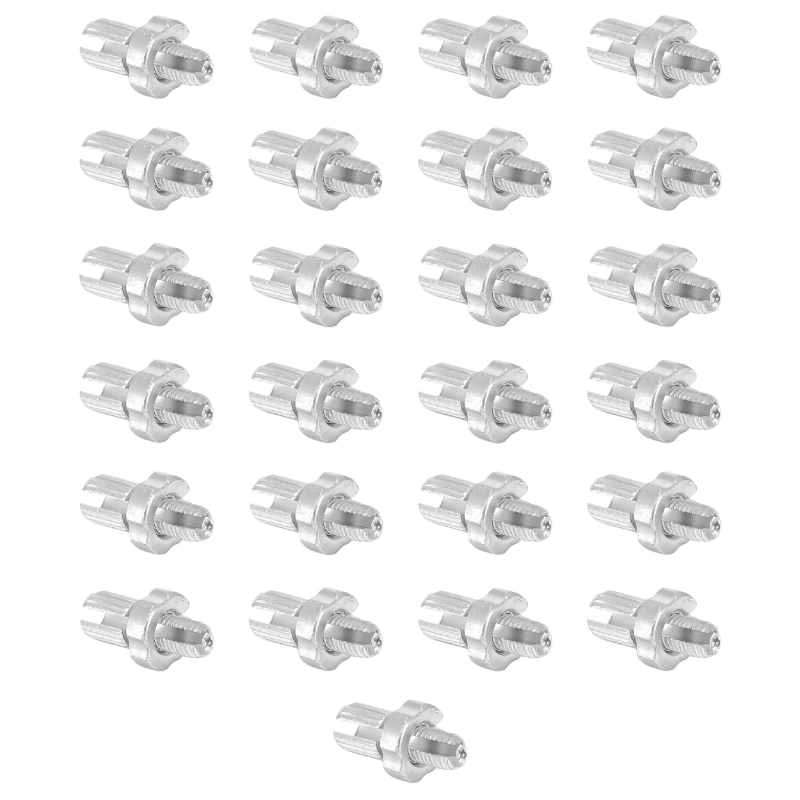 Vis creuse tendeur de câble vélo M7 L10 mm fendue alu P2R (sachet de 25 pièces) - vue 2