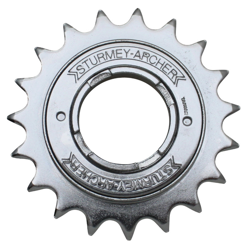 Roue libre 1 vitesse Sunrace Sturmey Archer 19 dents argent chaîne 3,30 - 1-2"X1-8"