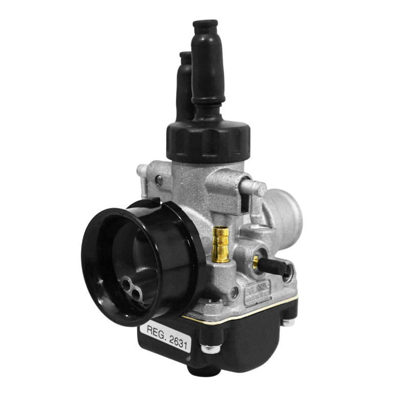 Carburateur Dellorto PHBG 19 DS montage souple avec graissage sans dépression starter à câble - vue 2