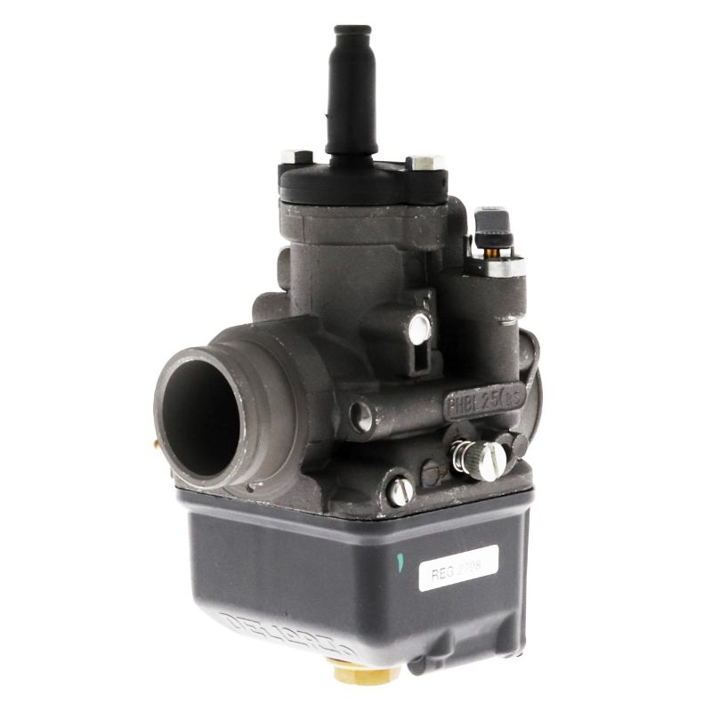 Carburateur Dellorto PHBL 25 BS montage souple avec graissage starter à levier (ref 2798) - vue 4