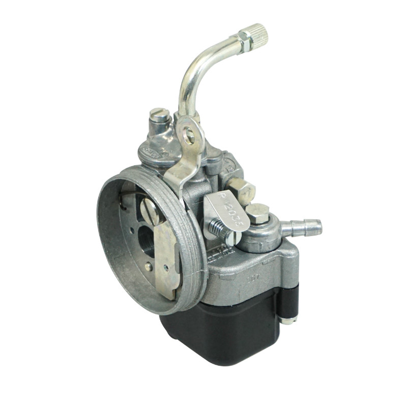 Carburateur Dellorto SHA 12-12 Ciao montage rigide sans graissage starter à levier (ref 2035) - vue 3