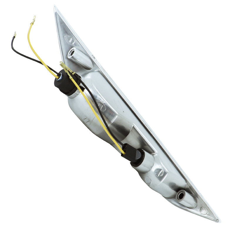 Clignotant avant gauche transparent adaptable Piaggio 50 Zip 2000+ homologué CE - vue 2