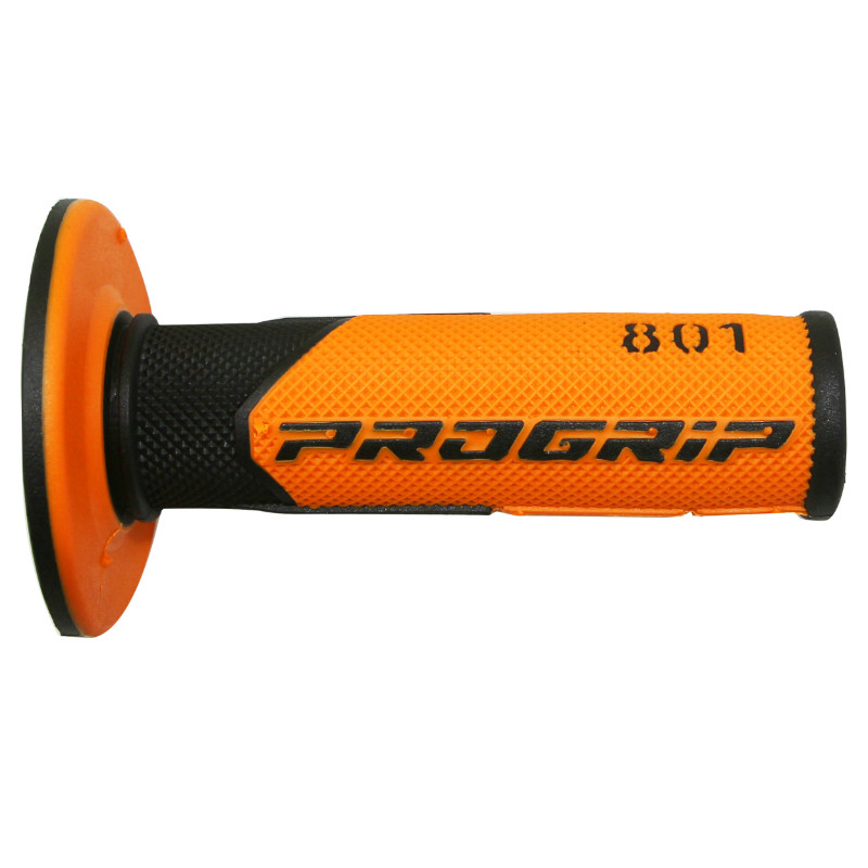 Revêtement de poignée Progrip 801 double densité noir-orange 115 mm (paire) - vue 3