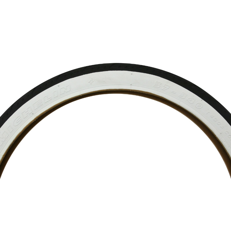Pneu Michelin City 400A City-J noir-blanc TR 16 x 1 3/8 (37-340) - vue 2