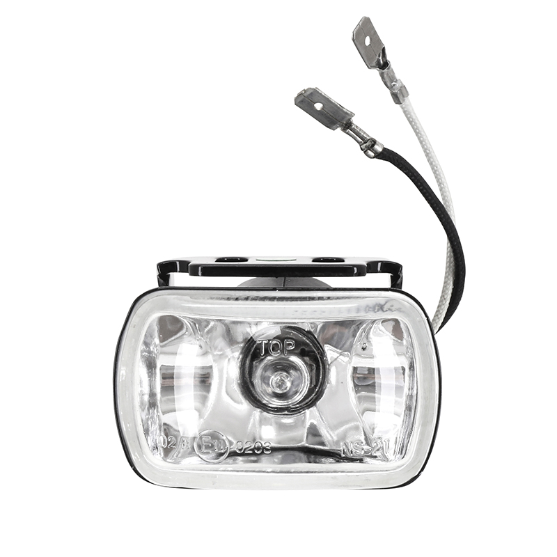 Feu additif halogène orientable longue portée rectangle noir Replay H3 12V 55W homologué CE - vue 2