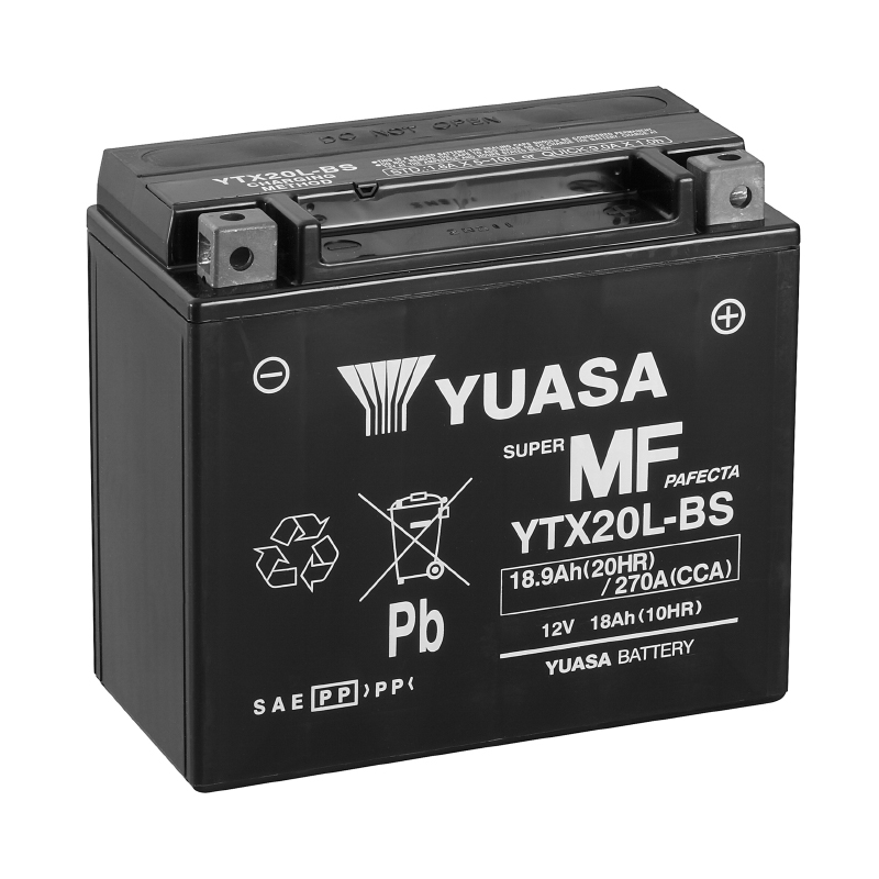 Batterie Yuasa YTX20L-BS AGM sans entretien - vue 5