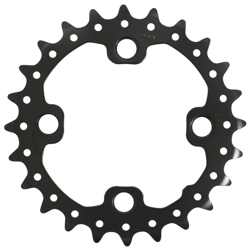 Plateau VTT 4BRA d.64 pour Shimano SLX M675-XT M785 double 24DTS interieur origine 10V.